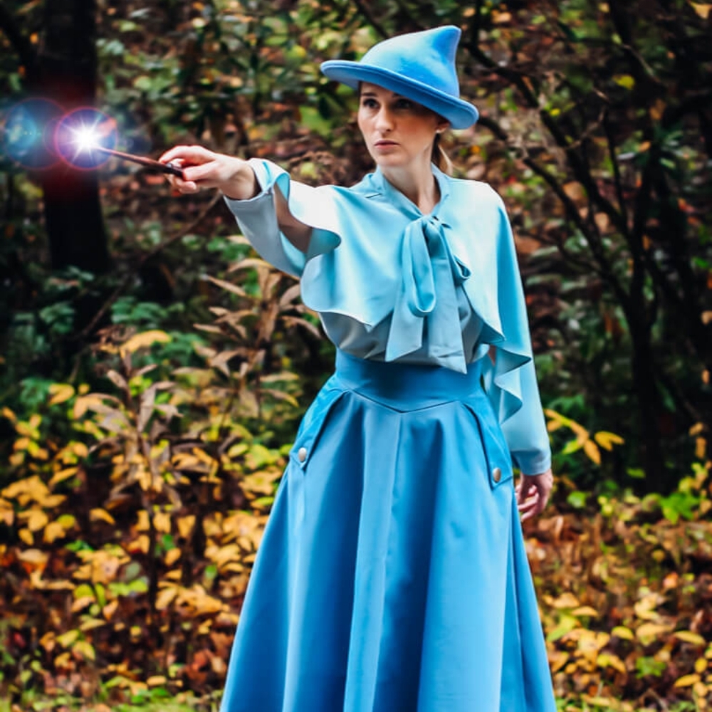 Fleur Delacour Harry Potter Costume Cosplay Set